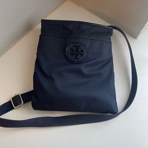 Tory Burch navy nylon crossbody